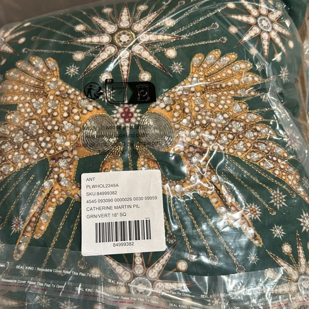 2 LEFT🔥 Catherine Martin X Anthropologie embellished pillows * - Picture 12 of 14